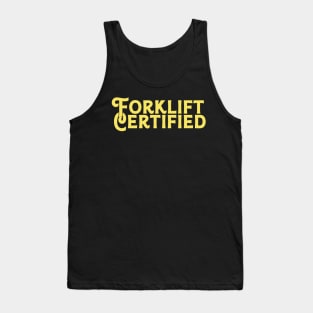 Forklift Certified Meme Tank Top